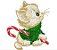 Matriz Bordado Natal Gatinho Dengoso - Imagem 9