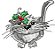 Matriz Bordado Natal Gatinho Estiloso - Imagem 8