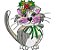 Matriz Bordado Natal Gatinho Estiloso - Imagem 3