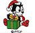 Matriz Bordado Natal Gato Felix - Imagem 3