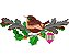 Matriz Bordado Natal Guirlanda Floral - Imagem 6