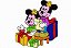Matriz Bordado Natal Minnie E Mickey - Imagem 5