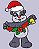 Matriz Bordado Natal Pandinha Feliz - Imagem 6