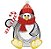 Matriz Bordado Natal Pinguim Lindo - Imagem 3