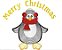 Matriz Bordado Natal Pinguim Lindo - Imagem 2