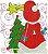 Matriz Bordado Natal Sunbonnets - Imagem 1