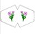 Matriz Bordado Máscara De Proteção Com Flores - Imagem 8