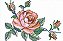 Matriz Bordado Ponto Cruz Rosas Alegres - Imagem 2
