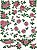 Matriz Bordado Ponto Cruz Rosas Alegres - Imagem 9