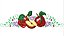 Matriz Bordado Frutas E Flores Para Pano De Prato - Imagem 4