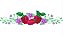 Matriz Bordado Frutas E Flores Para Pano De Prato - Imagem 5