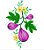 Matriz Bordado Pano De Prato Frutas Com Flores - Imagem 10
