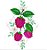 Matriz Bordado Pano De Prato Frutas Com Flores - Imagem 3