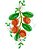 Matriz Bordado Pano De Prato Frutas Com Flores - Imagem 9