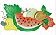 Matriz Bordado Arranjo De Frutas Lindo - Imagem 3