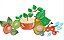 Matriz Bordado Arranjo De Frutas Lindo - Imagem 2