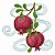 Matriz Bordado Conjunto Frutas Saborosas - Imagem 7