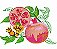 Matriz Bordado Frutas Alegria - Imagem 3