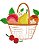 Matriz Bordado Lindas Frutas E Barras - Imagem 2