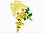Matriz Bordado Flor Amarela E Richelieu - Imagem 5