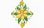 Matriz Bordado Flores Amarelas Rippled - Imagem 4