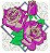 Matriz Bordado Flores Com Moldura - Imagem 8