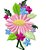 Matriz Bordado Flores Em Buquet - Imagem 4