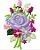 Matriz Bordado Flores Em Buquet - Imagem 9