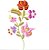 Matriz Bordado Flores Grandes Para Toalhas - Imagem 5