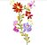 Matriz Bordado Flores Grandes Para Toalhas - Imagem 4