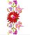 Matriz Bordado Flores Grandes Para Toalhas - Imagem 8