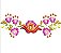 Matriz Bordado Flores Grandes Para Toalhas - Imagem 9