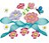 Matriz Bordado Flores Lindas Flores Rippled Grandes - Imagem 9