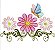 Matriz Bordado Flores Lindas Flores Rippled Grandes - Imagem 4