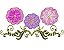 Matriz Bordado Flores Lindas Flores Rippled Grandes - Imagem 6