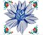 Matriz Bordado Flores Lindas Rippled - Imagem 1