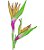 Matriz Bordado Flores Tropicais - Imagem 3