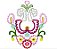 Matriz Bordado Aplique Floral Lindo - Imagem 6