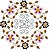 Matriz Bordado Circulo Floral - Imagem 4