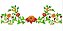 Matriz Bordado Conjunto Floral Lindo Para Toalhas - Imagem 3