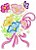 Matriz Bordado Conjunto Floral Rippled - Imagem 3