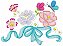 Matriz Bordado Conjunto Floral Rippled - Imagem 1