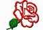 Matriz Bordado Aplique Rosa - Imagem 8