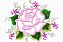 Matriz Bordado Aplique Rosa - Imagem 5