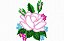 Matriz Bordado Aplique Rosa - Imagem 6
