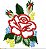 Matriz Bordado Aplique Rosas Divinas - Imagem 1