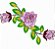 Matriz Bordado Arranjo Rosas Delicadas - Imagem 3