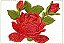 Matriz Bordado Coleção Rosas Vermelhas - Imagem 2