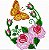Matriz Bordado Conjunto De Rosas Delicadas - Imagem 8