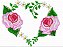 Matriz Bordado Conjunto De Rosas Delicadas - Imagem 4